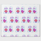 Het is een Twin Thing Wrapping Paper Cadeaupapier (Vlak)