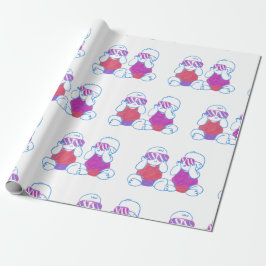 Het is een Twin Thing Wrapping Paper Cadeaupapier