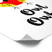 Het is een uiluil. poster (Hoek)