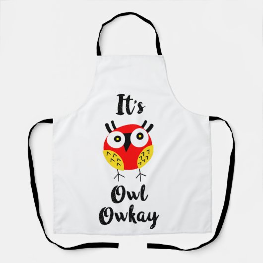 Het is een uiluil. schort (Voorkant)