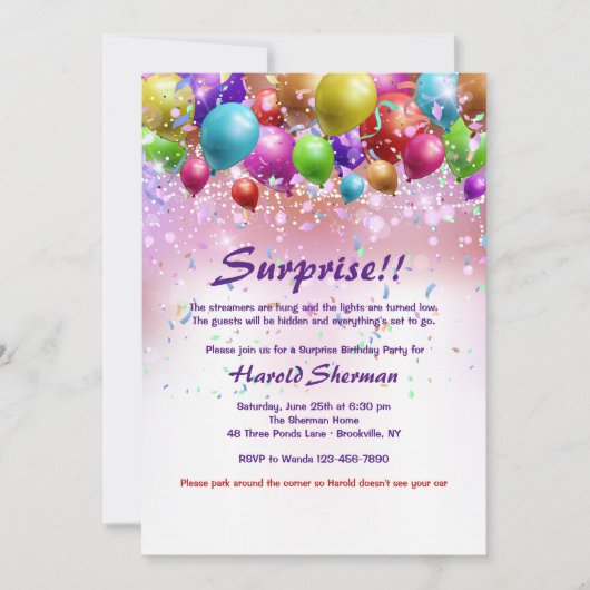 Het is een uitnodiging om feest te vieren (Voorkant)