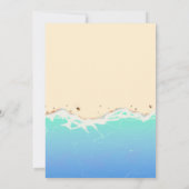 Het is een uitnodiging van de Beach Party Kids van (Achterkant)