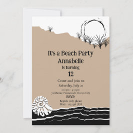 Het is een uitnodiging van de Beach Party om de da