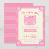 Het is een Uitnodiging van de Douche van het (Voorkant / Achterkant)