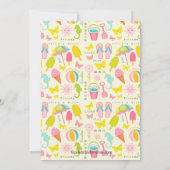 Het is een Uitnodiging van de Zomer van de Pool va (Achterkant)