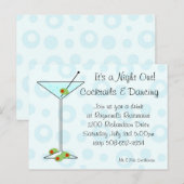 Het is een uitnodiging van Night Out Briefkaart (Voorkant / Achterkant)