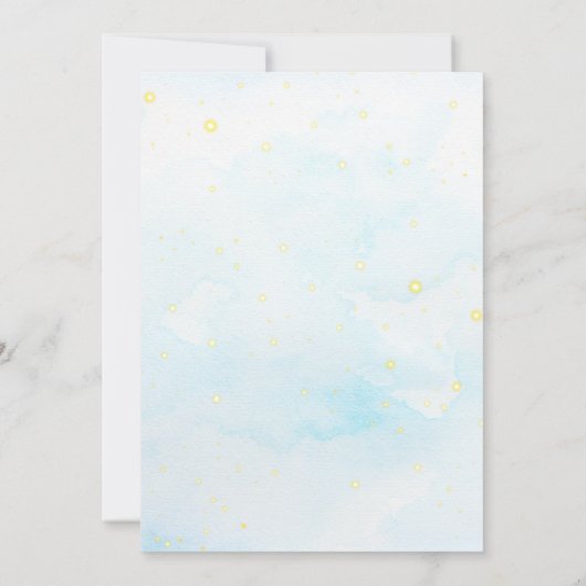 Het is een uitnodiging voor de verjaardag van het  (Achterkant)