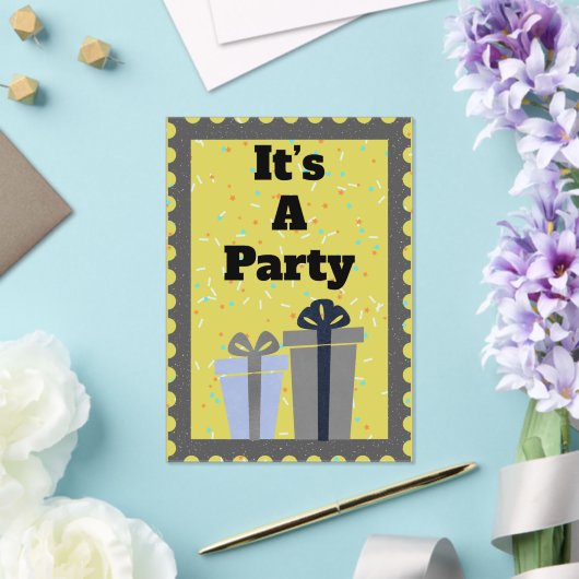 Het is een uitnodiging voor een feest (Insitu (Huwelijk))