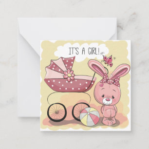 Het is een uitnodiging voor een meisje/Baby shower