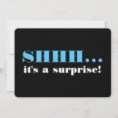 Het is een uitnodiging voor een verrassende verjaa (Voorkant)