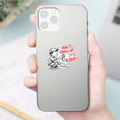 Het is een val sticker (Telefoon)