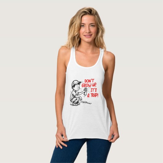 Het is een val tanktop (Volledige Voorkant)