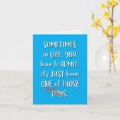 Het is een van die dagen geweest (nee, ik bedoel j kaart (Gele Bloem)