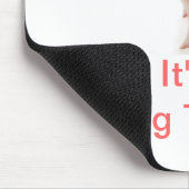 Het is een varken ding muismat (Hoek)