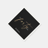 het is een veertig ding 40ste verjaardag elegant s servet (Hoek)