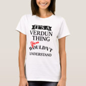 Het is een verdun ding t-shirt (Voorkant)