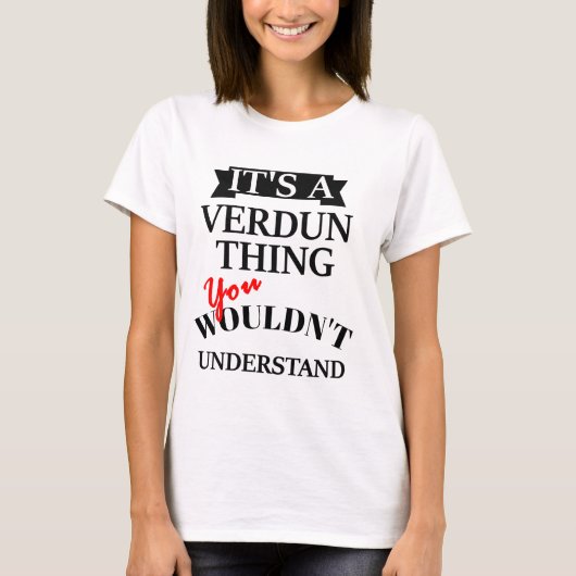 Het is een verdun ding t-shirt (Voorkant)