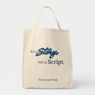 Het is een verhaal, geen script – Tote Bag