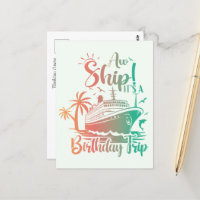 Het is een verjaardagsreis! Cruise