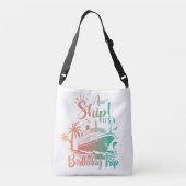 Het is een verjaardagsreis! cruise crossbody tas (Achterkant)