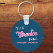 Het is een Veronica ding dat je naam niet zou begr Sleutelhanger (Voorkant)
