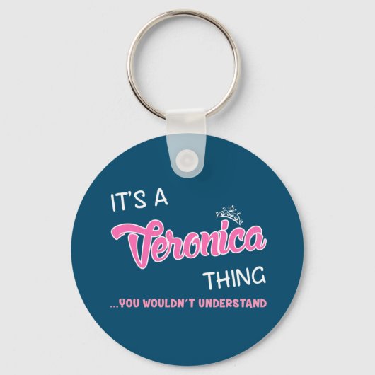Het is een Veronica-ding dat je niet zou begrijpen Sleutelhanger (Voorkant)