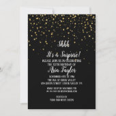 Het is een verraderlijk gouden Confetti op de Zwar Kaart (Voorkant)