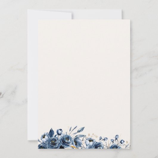 Het is een verraderlijke gouden Arch Blue Roos-dag Kaart (Achterkant)