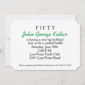 Het is een verrassend feest over de heuvel kaart (Achterkant)