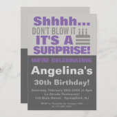 Het is een verrassend verjaardagsfeestje.  kaart (Voorkant / Achterkant)