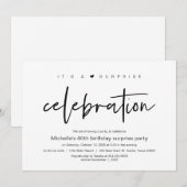 Het is een verrassende feestdag kaart (Voorkant / Achterkant)