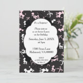 Het is een verrassende porseleindag kaart (Staand voorkant)