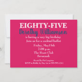 Het is een verrassende uitnodiging op de feestdag (Voorkant)