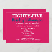 Het is een verrassende uitnodiging op de feestdag (Voorkant / Achterkant)