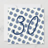 Het is een verrassing 30ste verjaardagsfeestje Blu Kaart (Achterkant)