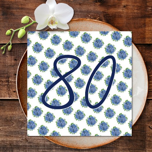 Het is een verrassing 80ste verjaardagsfeestje Blu Kaart