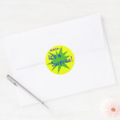 Het is een verrassing! ronde sticker (Envelop)