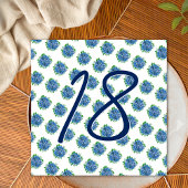 Het is een verrassings 18e verjaardagsfeestje Blue Kaart