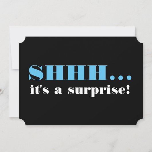 Het is een verrassingsfeest. kaart (Voorkant)