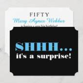 Het is een verrassingsfeest. kaart (Voorkant / Achterkant)