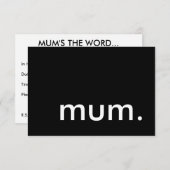 Het is een verrassingsfeest. kaart (Voorkant / Achterkant)