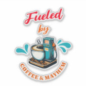 Het is een vervolg op Coffee Mayhem Sticker (Voorkant)