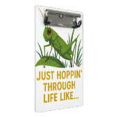 Het is een vervolg op 'Just Hoppin' Funny Grasshop Mini Klembord (Schuin)