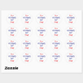 Het is een Veteranendag ding! Ronde Sticker (Vel)