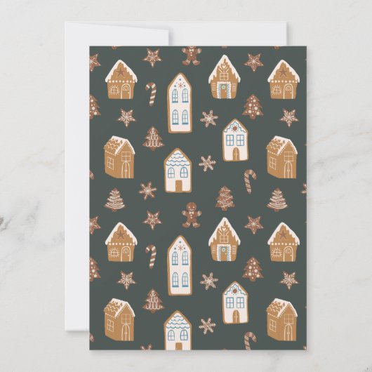 Het is een Village Boy Baby shower Kaart (Achterkant)