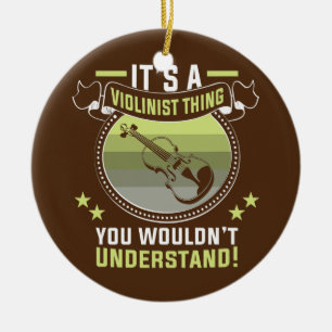 Het is een Violinist ding Violin Player Violinist Keramisch Ornament
