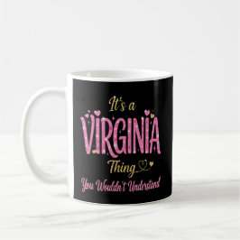 Het is een Virginia-ding Roze Gouden Vrouwen Cadea Koffiemok
