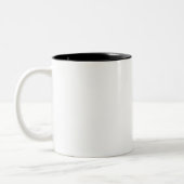 Het is een vis tweekleurige koffiemok (Links)