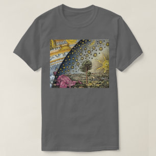 Het is een vlakke Aarde na al Flammarion Woodcut T T-shirt