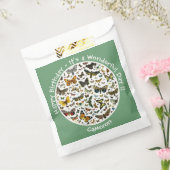 Het is een vlinder verjaardag, collage items voor bedankzakje (Gezegeld)